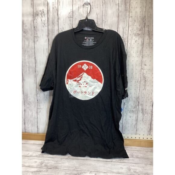 Preppy Streetwear Coquette Utility Columbia Sportwear Men T-Shirt XXL - Picture 1 of 5